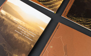 Napa Valley Vintners invitation booklet