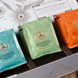 Kona Coffee Purveyors packaging