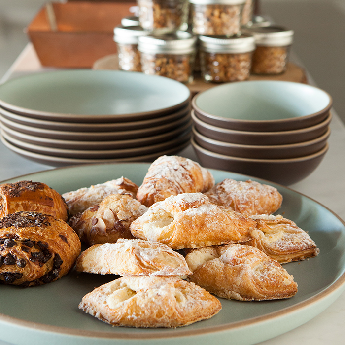 Wydown Hotel plated pastries