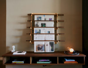 Wydown Hotel custom news rack