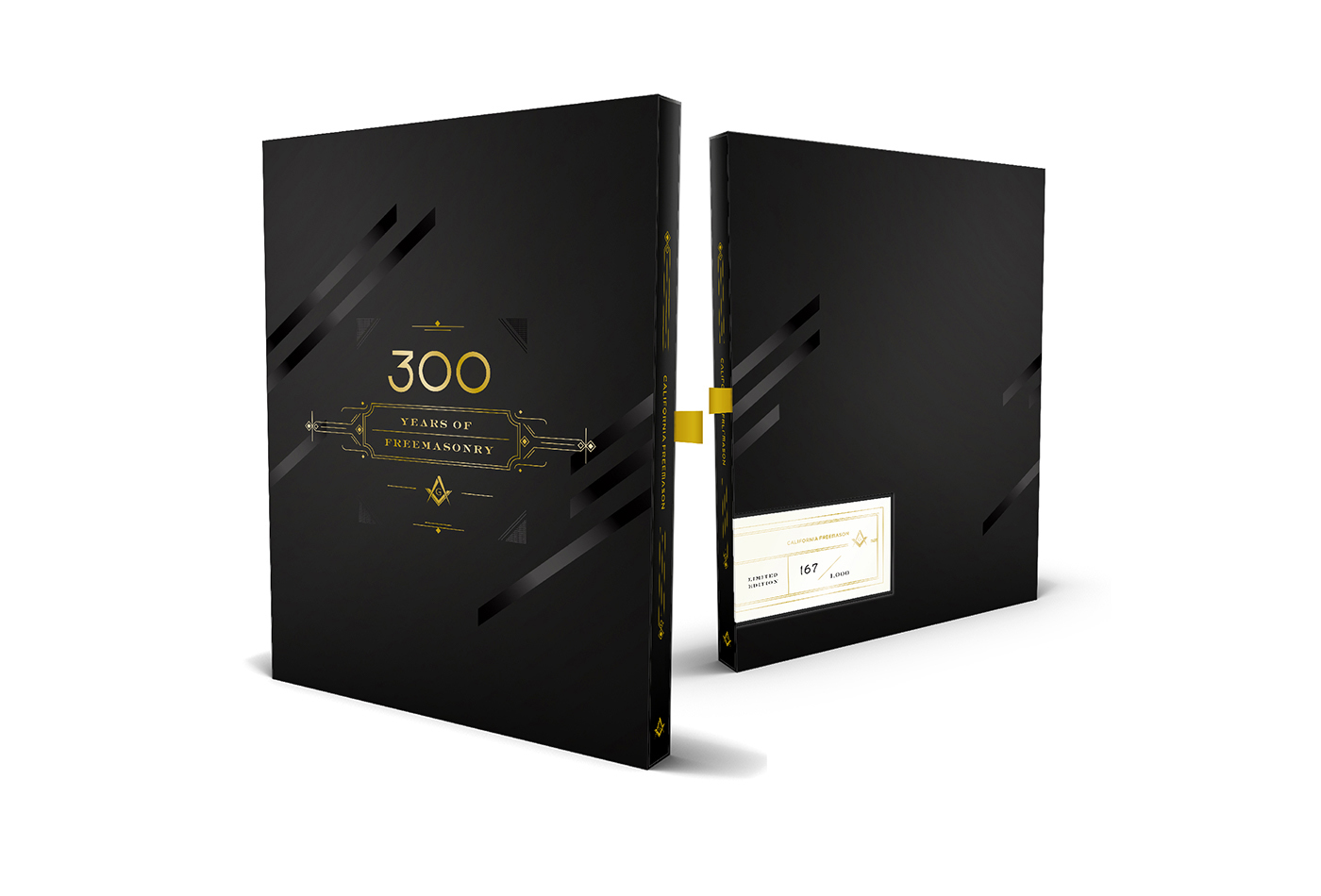 300 Years of Freemason commemorative box