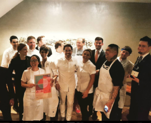 Chefsgiving chefs with poster