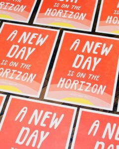 A New Day is on the Horizon. Women's March 2018