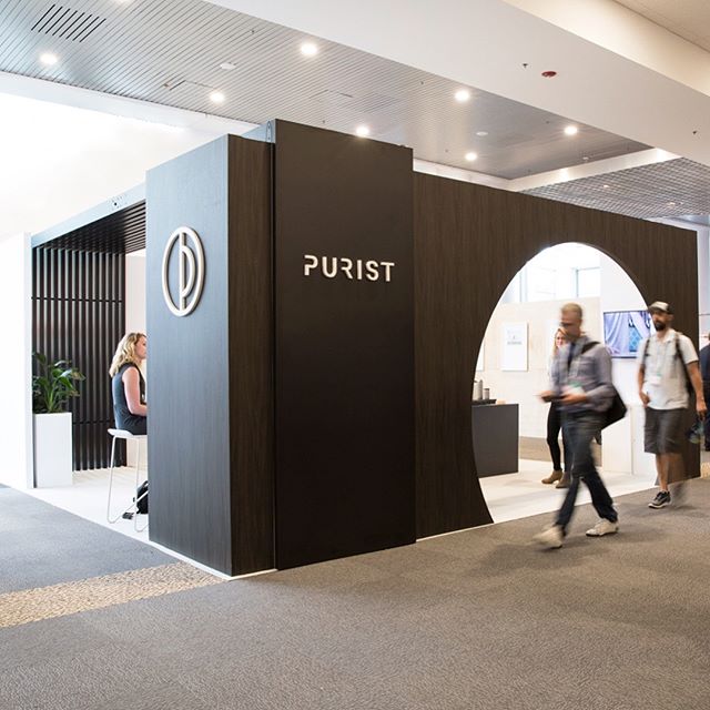 For @puristcollective’s launch at #OutdoorRetailer, we designed a booth experience to seamlessly introduce the Purist brand and new products to attendees. Our goal was to make the Purist booth stand out amongst competitors, taking into consideration every brand touchpoint, from the music to the catalog to the wardrobe, as well as to create an optimal space for potential customers and visitors to interact with the product and the team. Swipe through to see our entire process.