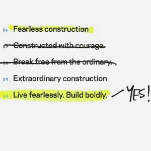 Build Group strategy writings