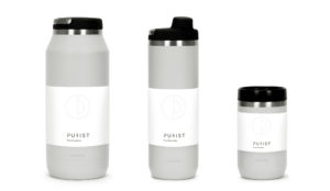 Purist bottle packaging