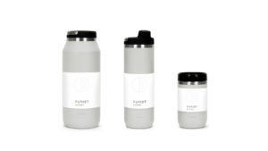 Purist bottle packaging