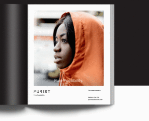Purist magazine ad animation