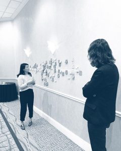 Becky and Casey in a strategy workshop