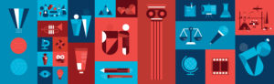 Illustrations for French American International School and International High School