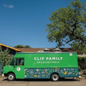 Clif Family Bruschetteria branded food truck