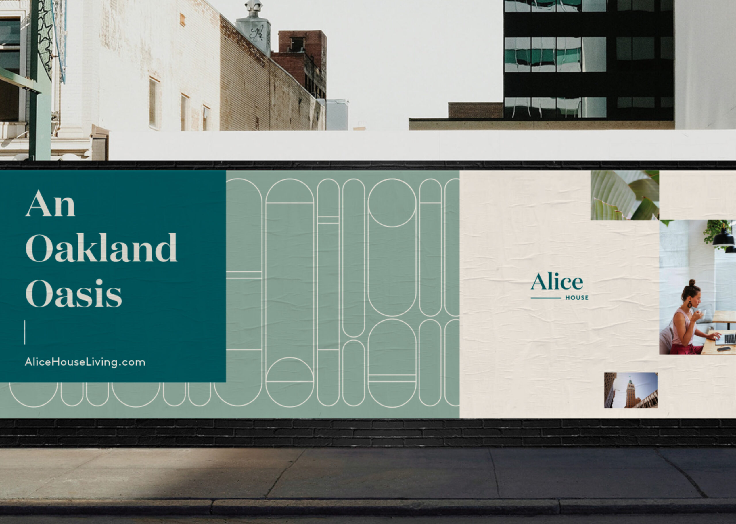 An Oakland Oasis construction wrap for Alice House