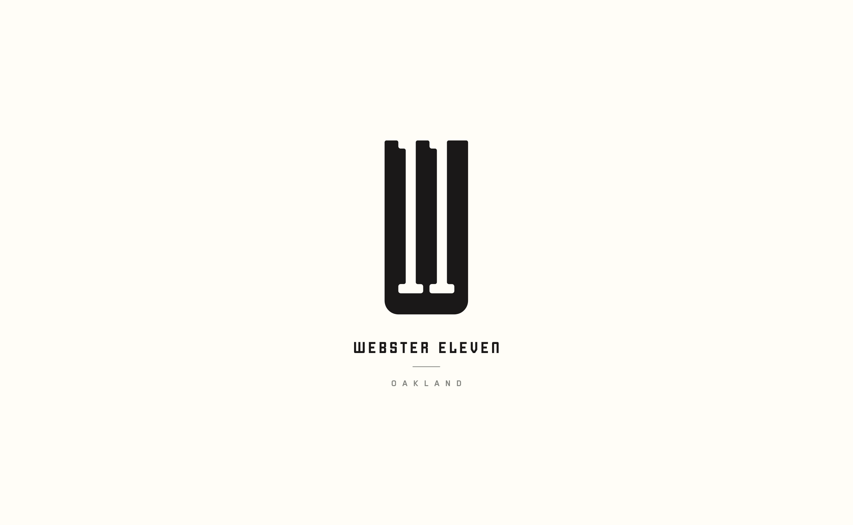 Webster 11 Oakland logo lockup