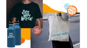 Stasher campaign "Save What Matters" branded collateral