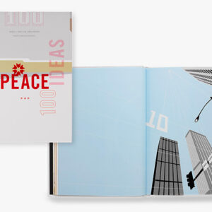 Peace: 100 Ideas book by CDA, cover and sample spread