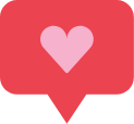 Love heart icon