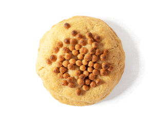 Animated product photography of the Flour & Branch's Nutella Stuffy cookie