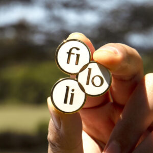 Filoli enamel pin