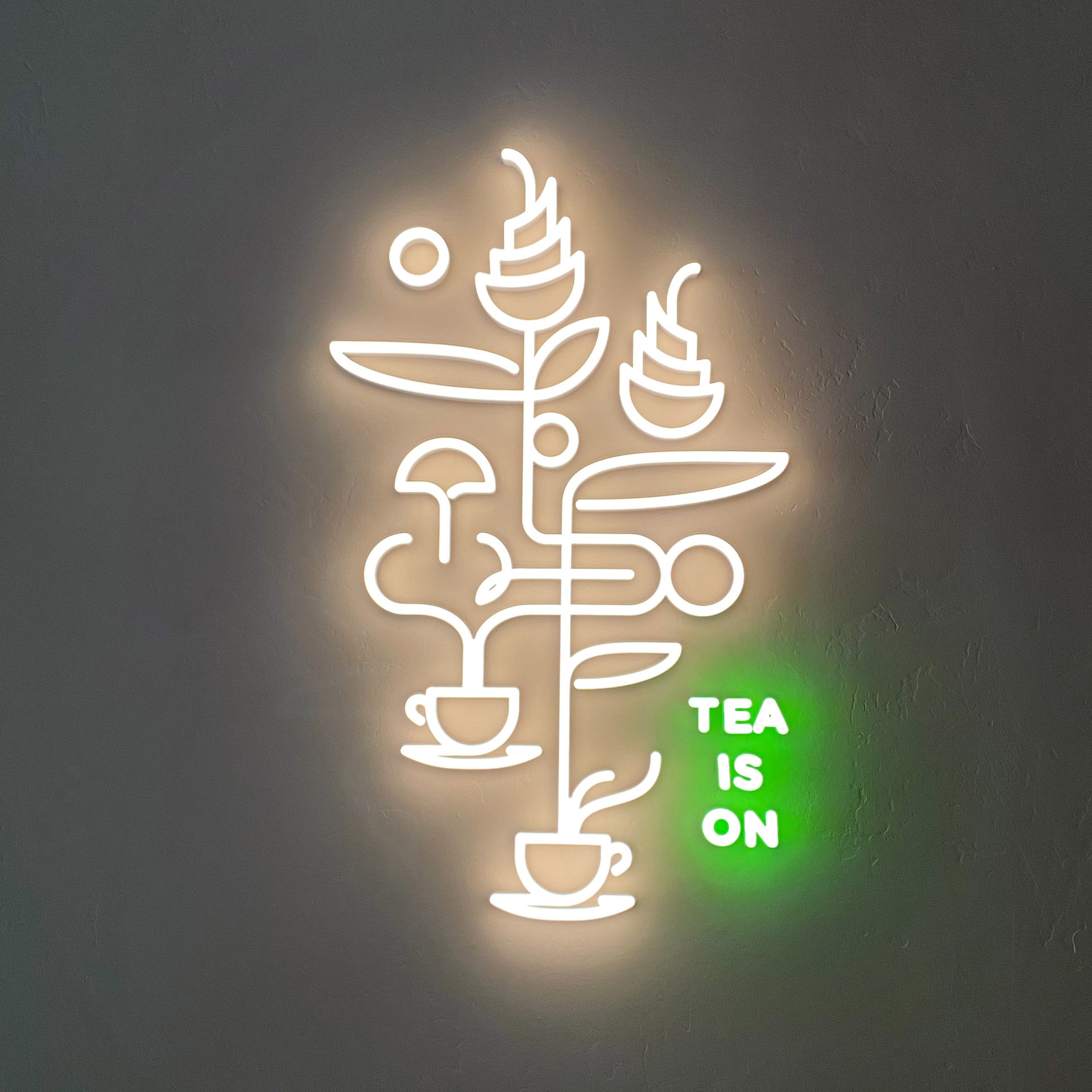 Neon light sign