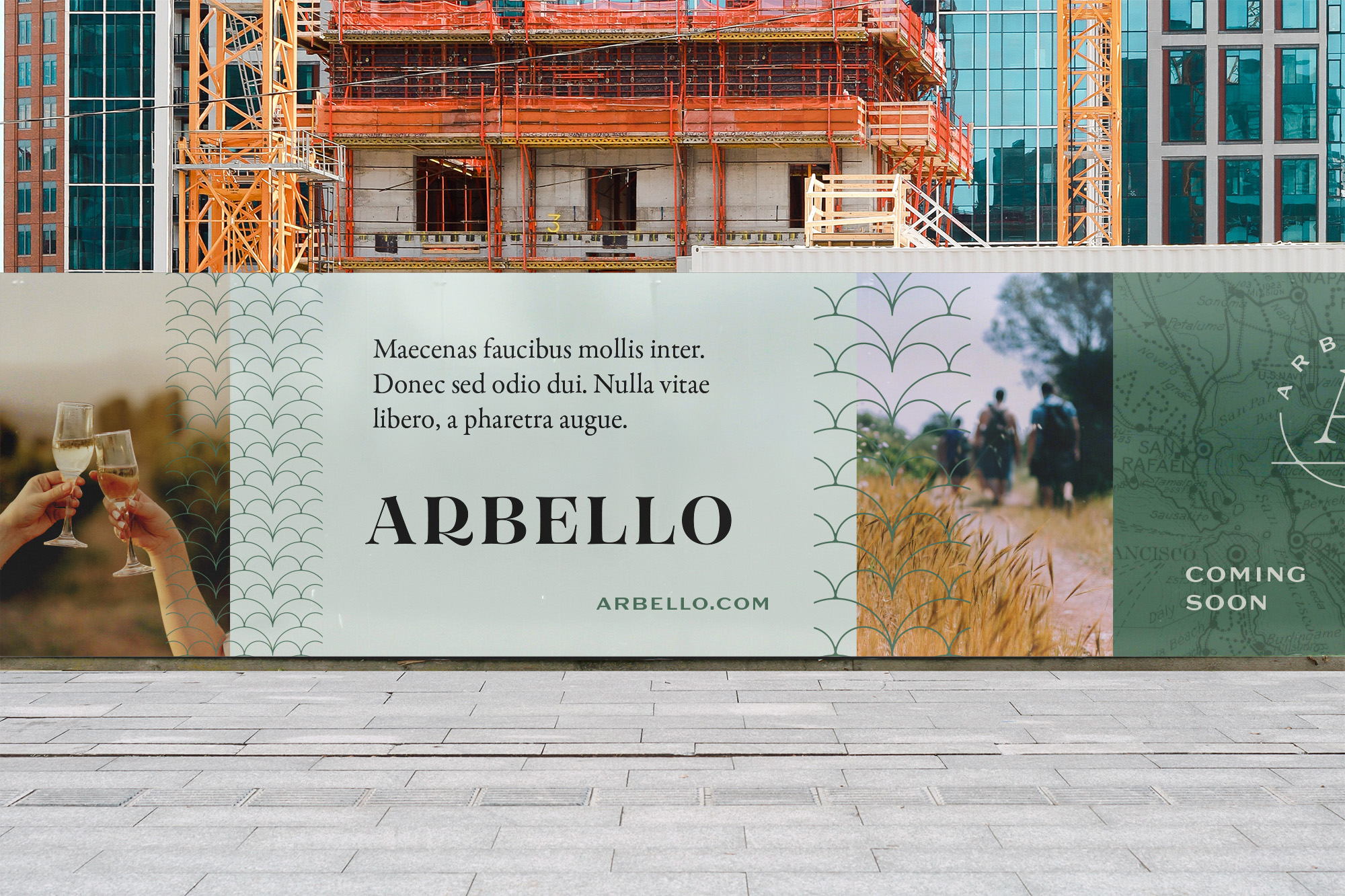 Arbello construction wrap graphics