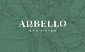 Arbello logo over graphic