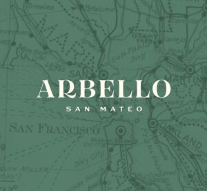 Arbello logo over graphic
