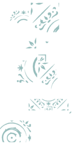 Light blue element of branded texture