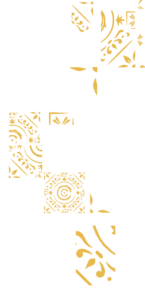 Yellow element of branded texture