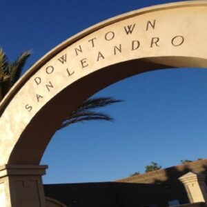 San Leandro arch